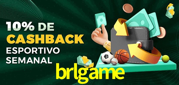 10% de bônus de cashback na brlgame